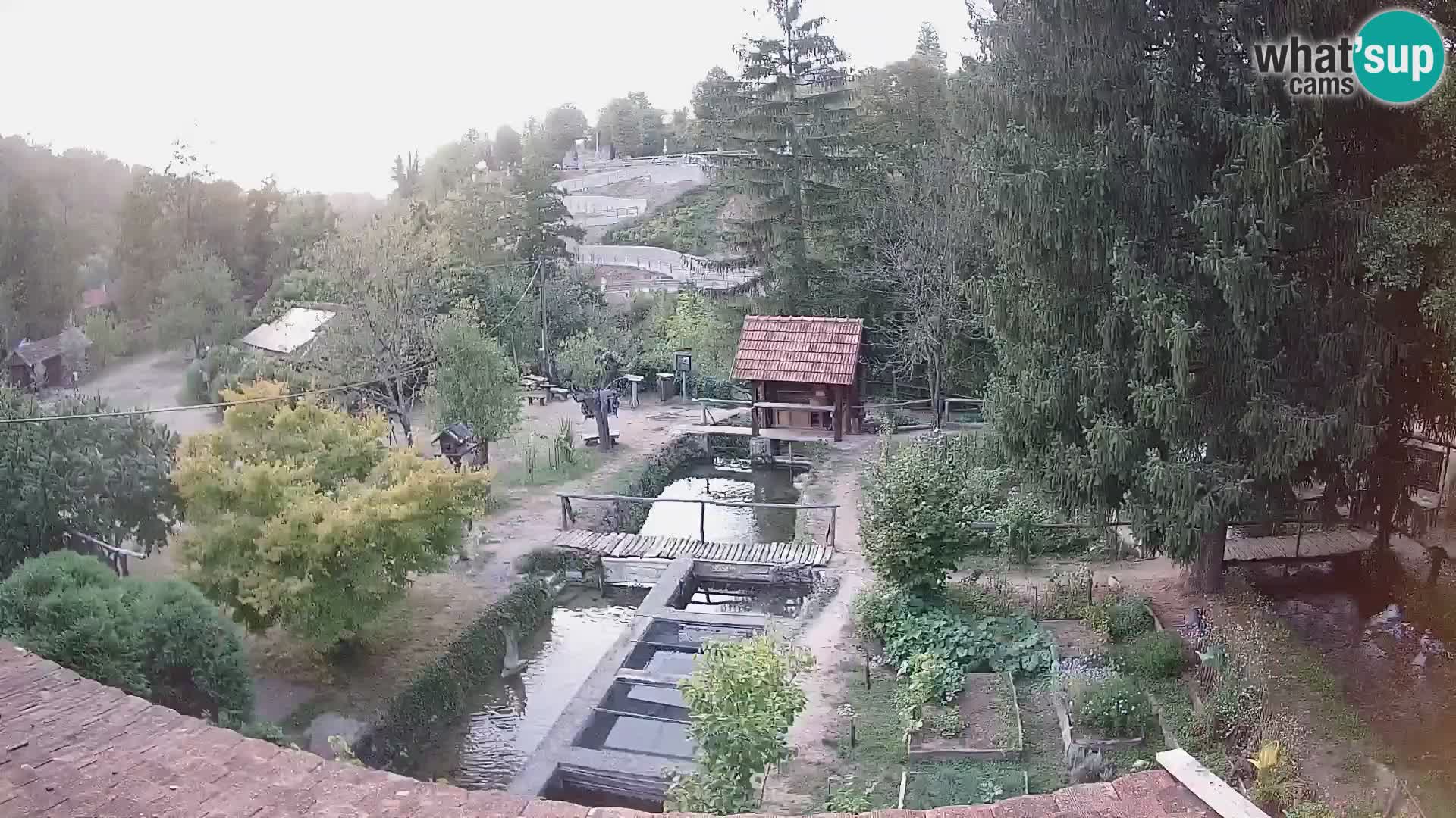Live webcam Rastoke – river Slunjčica – Croatia