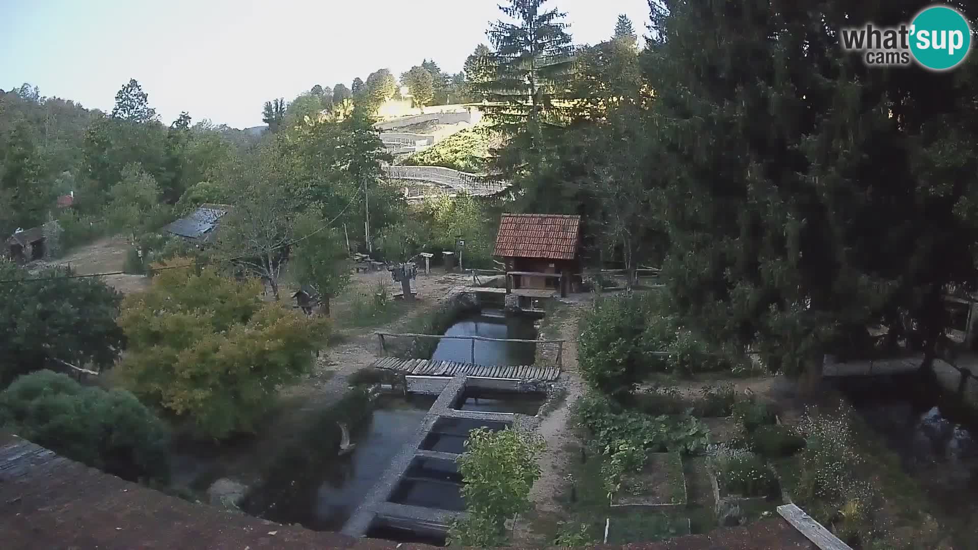 Live-Webcam Rastoke – Fluss Slunjčica – Kroatien
