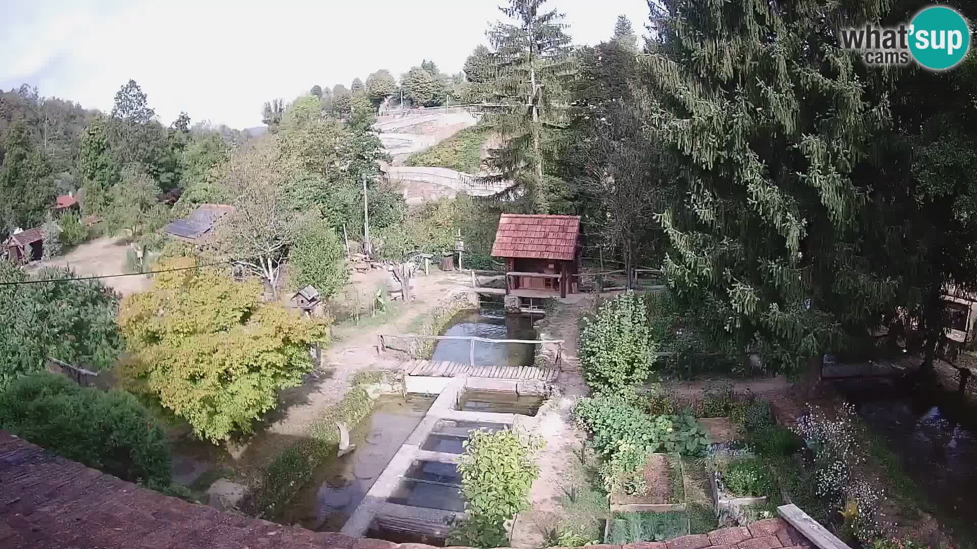 Live webcam Rastoke – fiume Slunjčica – Croazia