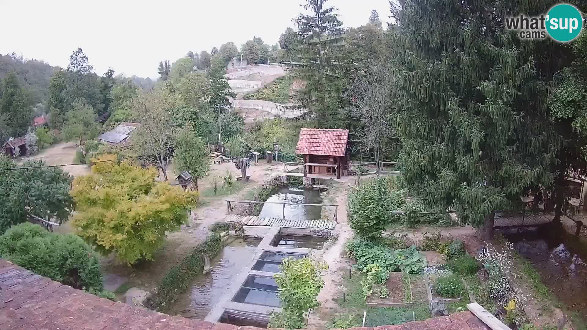 Webcam en direct Rastoke – rivière Slunjčica – Croatie