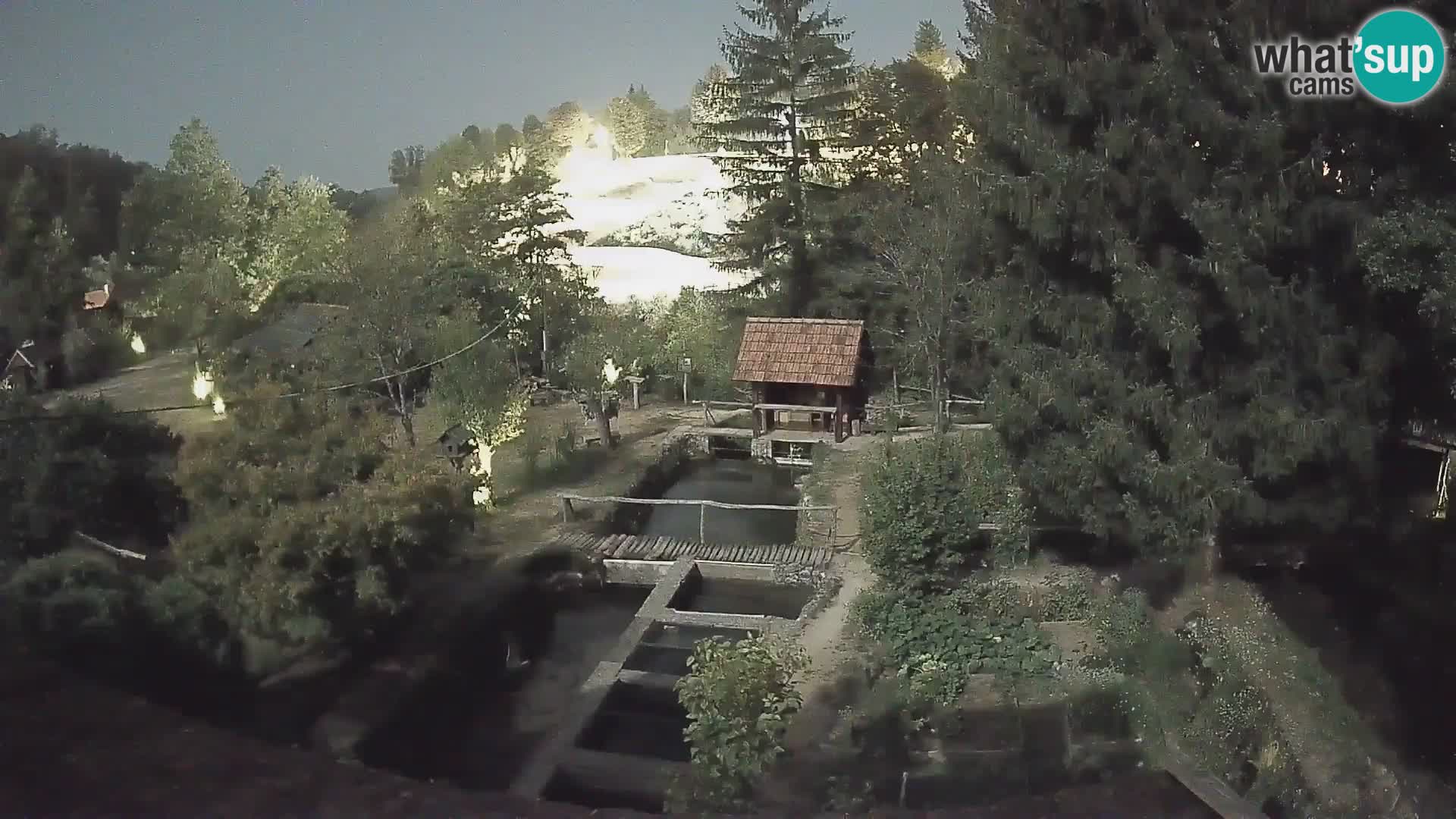 Webcam en direct Rastoke – rivière Slunjčica – Croatie