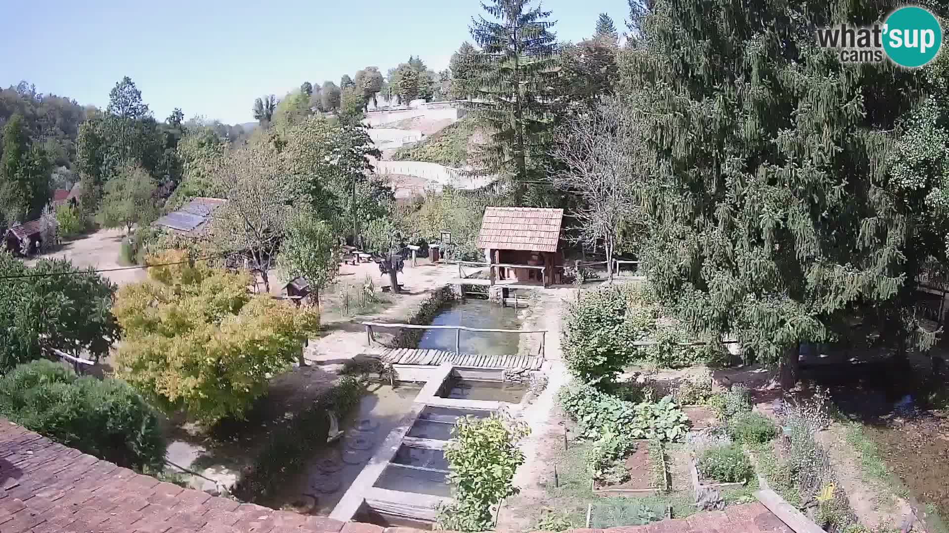 Live webcam Rastoke – fiume Slunjčica – Croazia