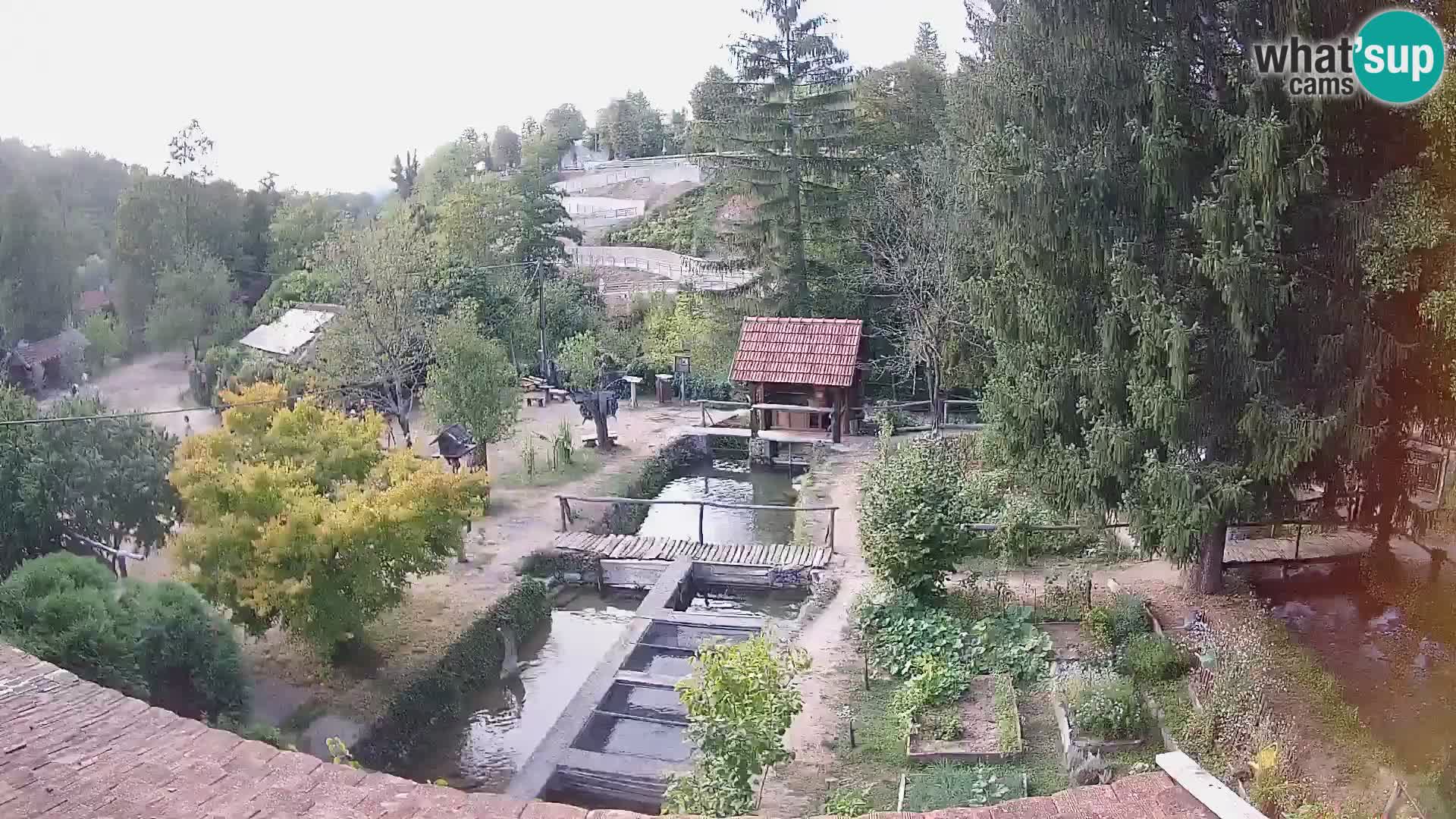 Cámara web en vivo Rastoke – río Slunjčica – Croacia