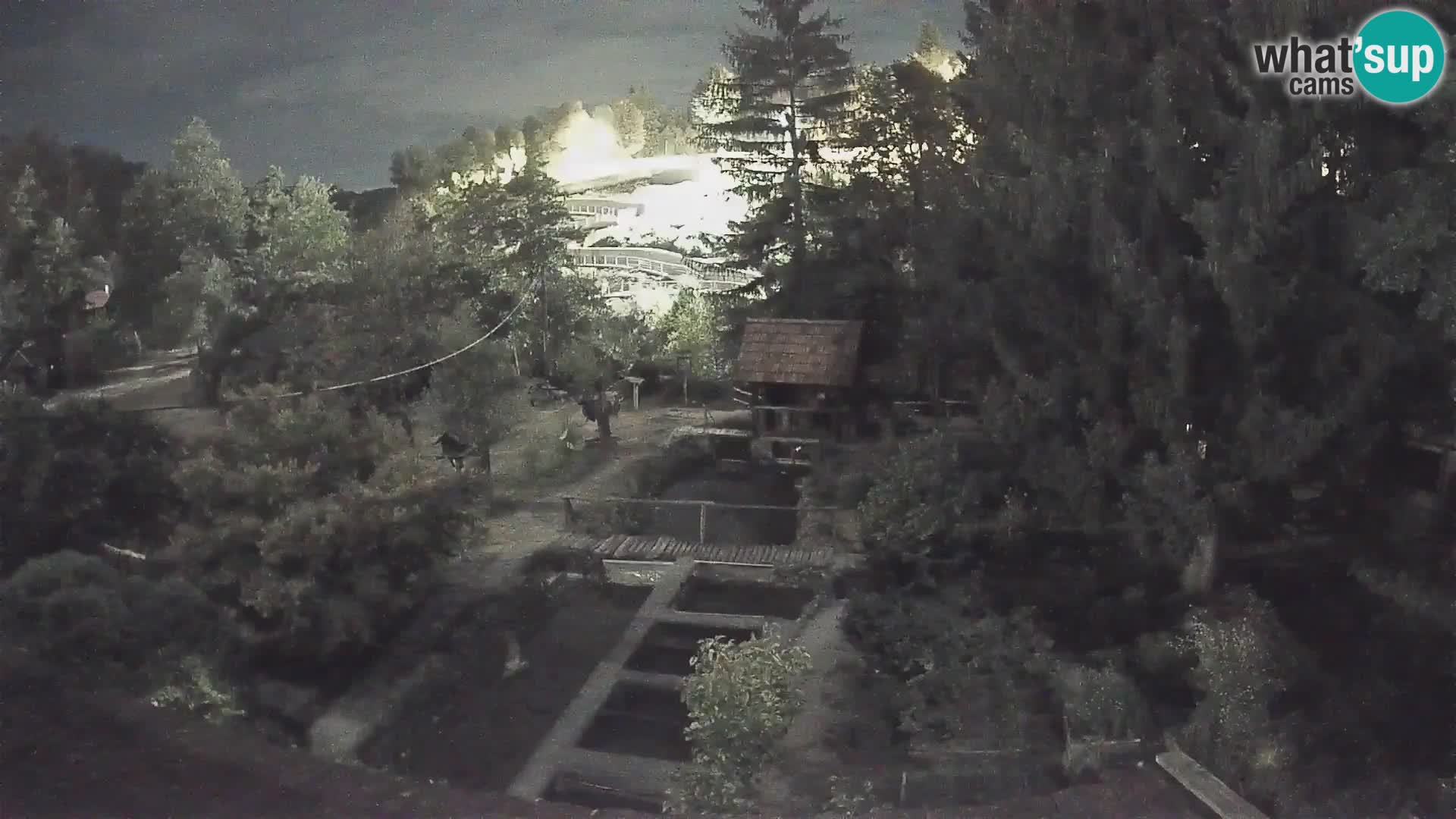 Spletna kamera v živo Rastoke – reka Slunjčica – Hrvaška