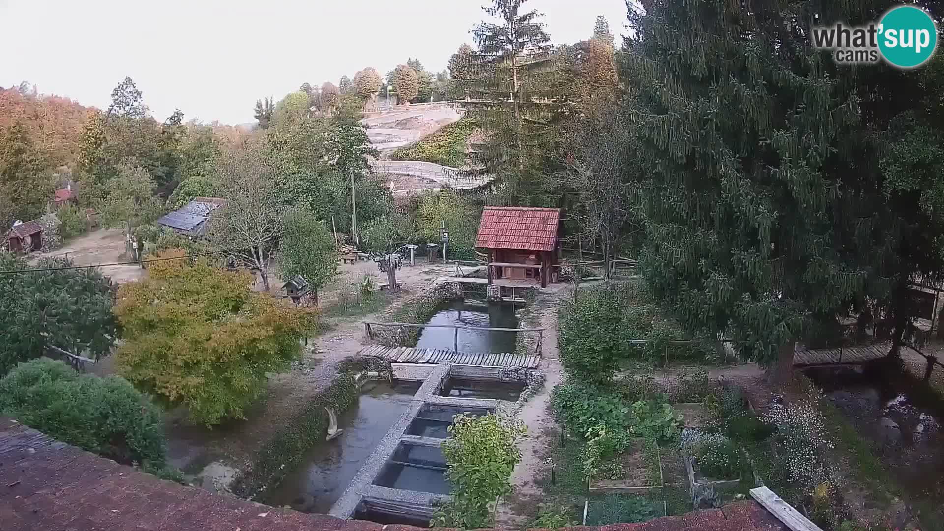 Live webcam Rastoke – fiume Slunjčica – Croazia