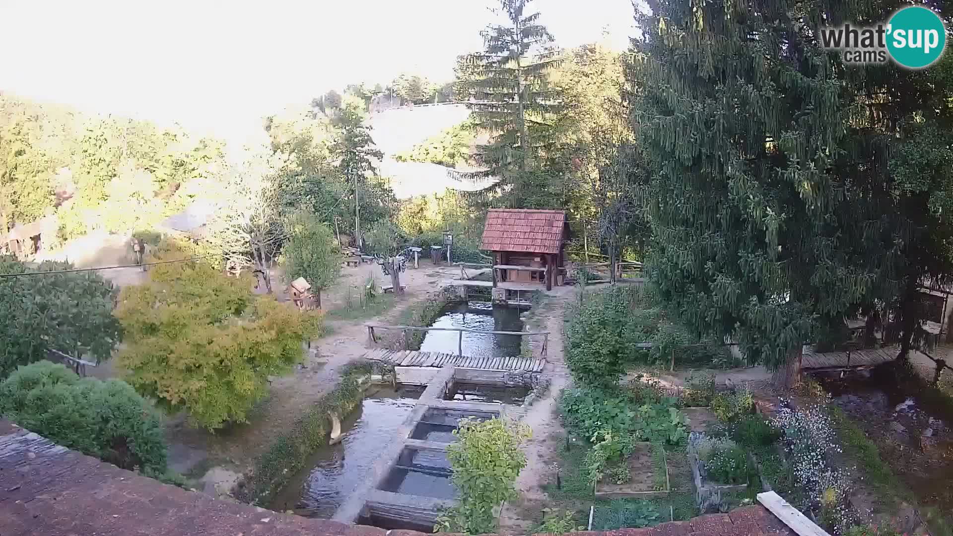 Live webcam Rastoke – fiume Slunjčica – Croazia