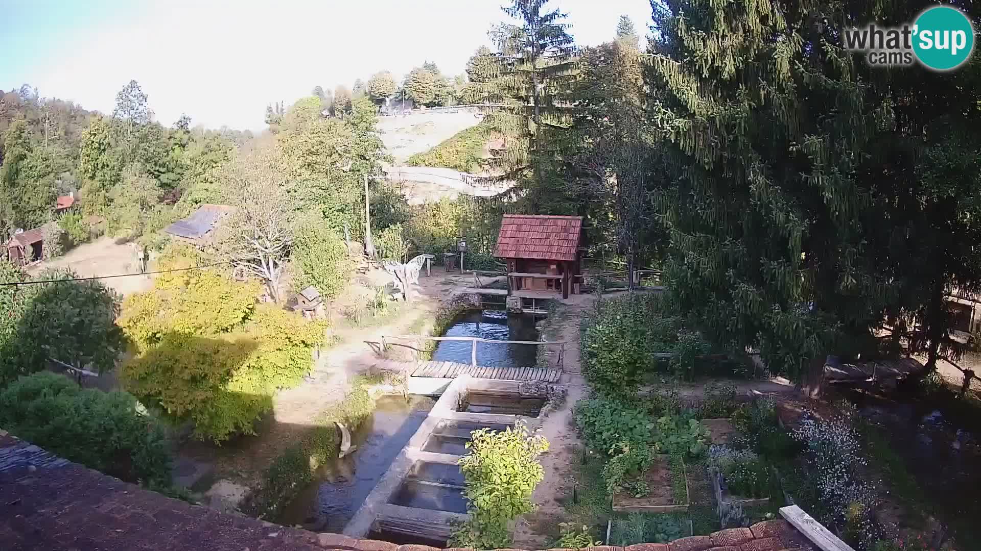 Webcam en direct Rastoke – rivière Slunjčica – Croatie