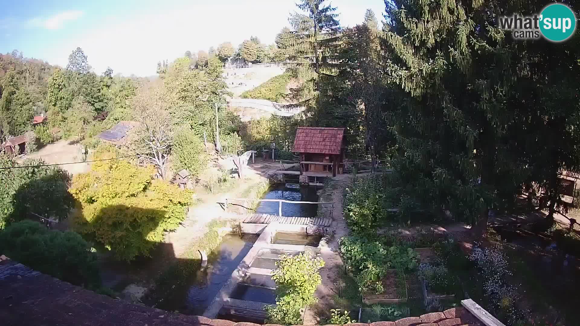 Live-Webcam Rastoke – Fluss Slunjčica – Kroatien