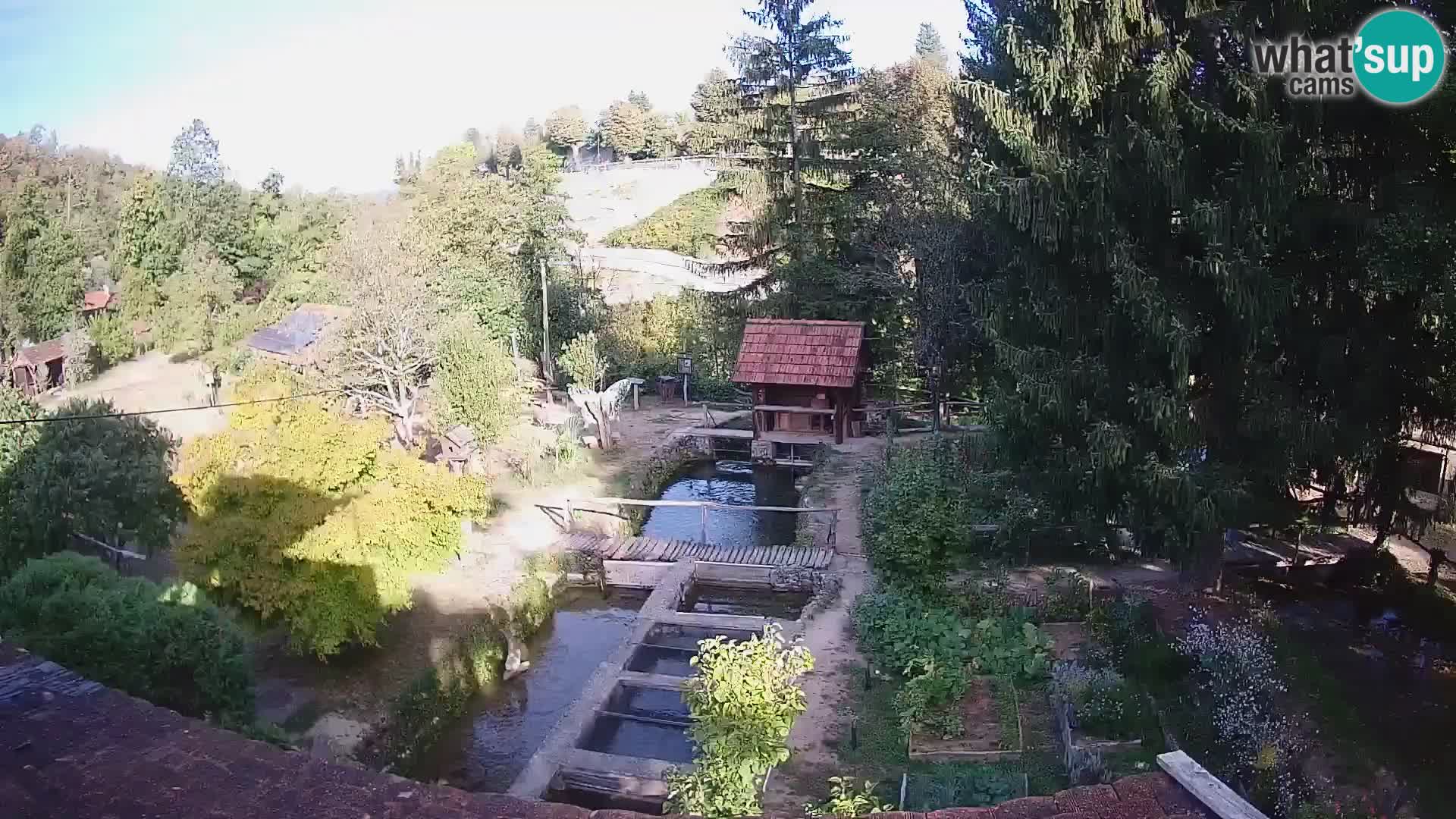 Live webcam Rastoke – fiume Slunjčica – Croazia