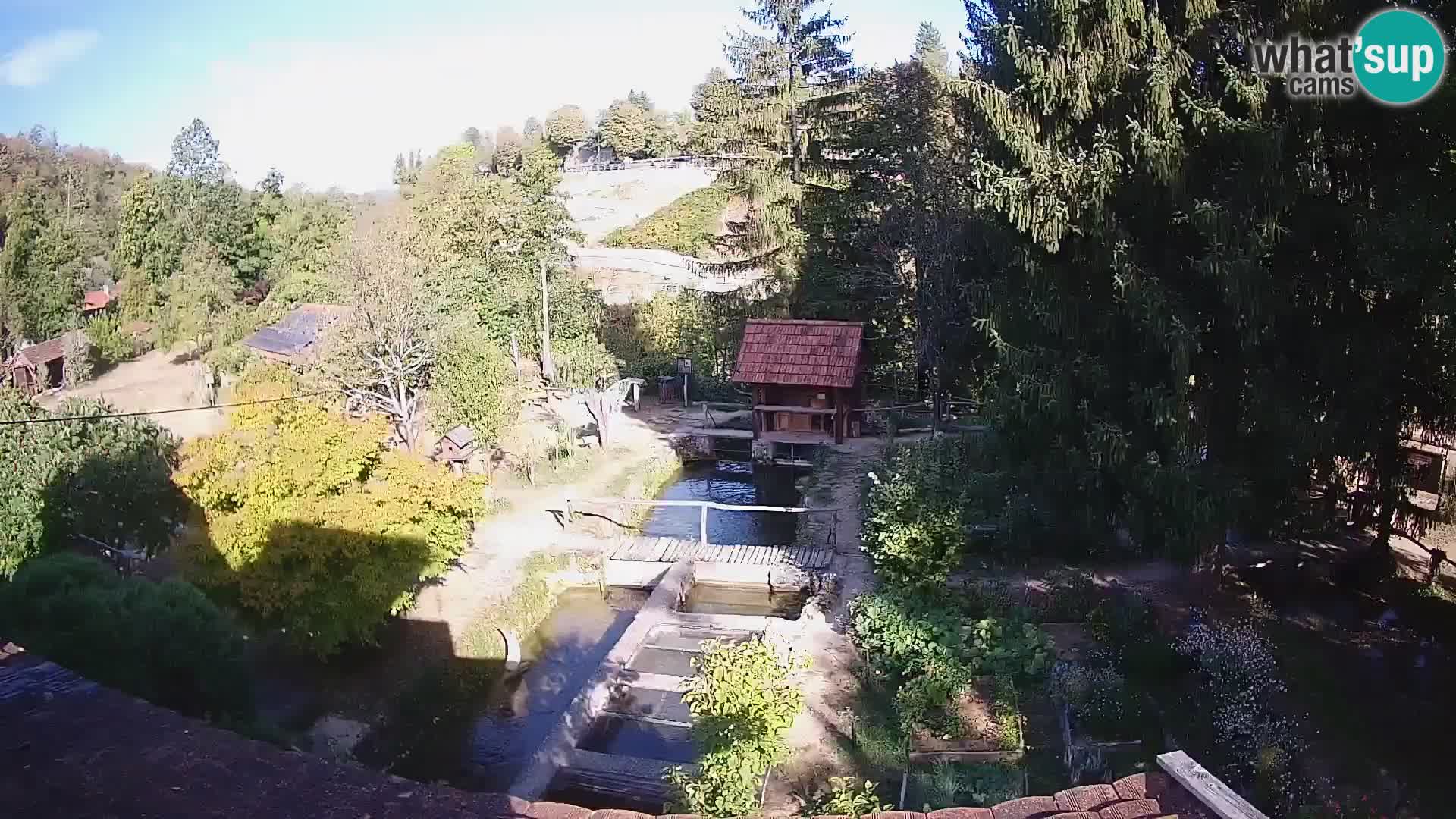 Cámara web en vivo Rastoke – río Slunjčica – Croacia
