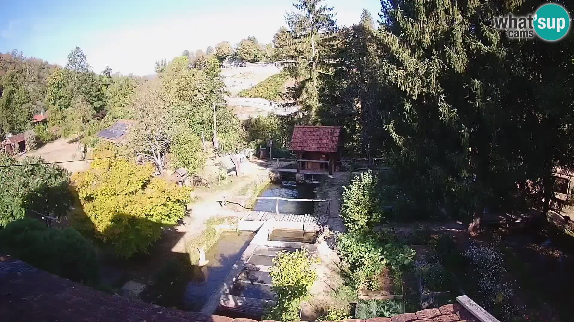 Live-Webcam Rastoke – Fluss Slunjčica – Kroatien