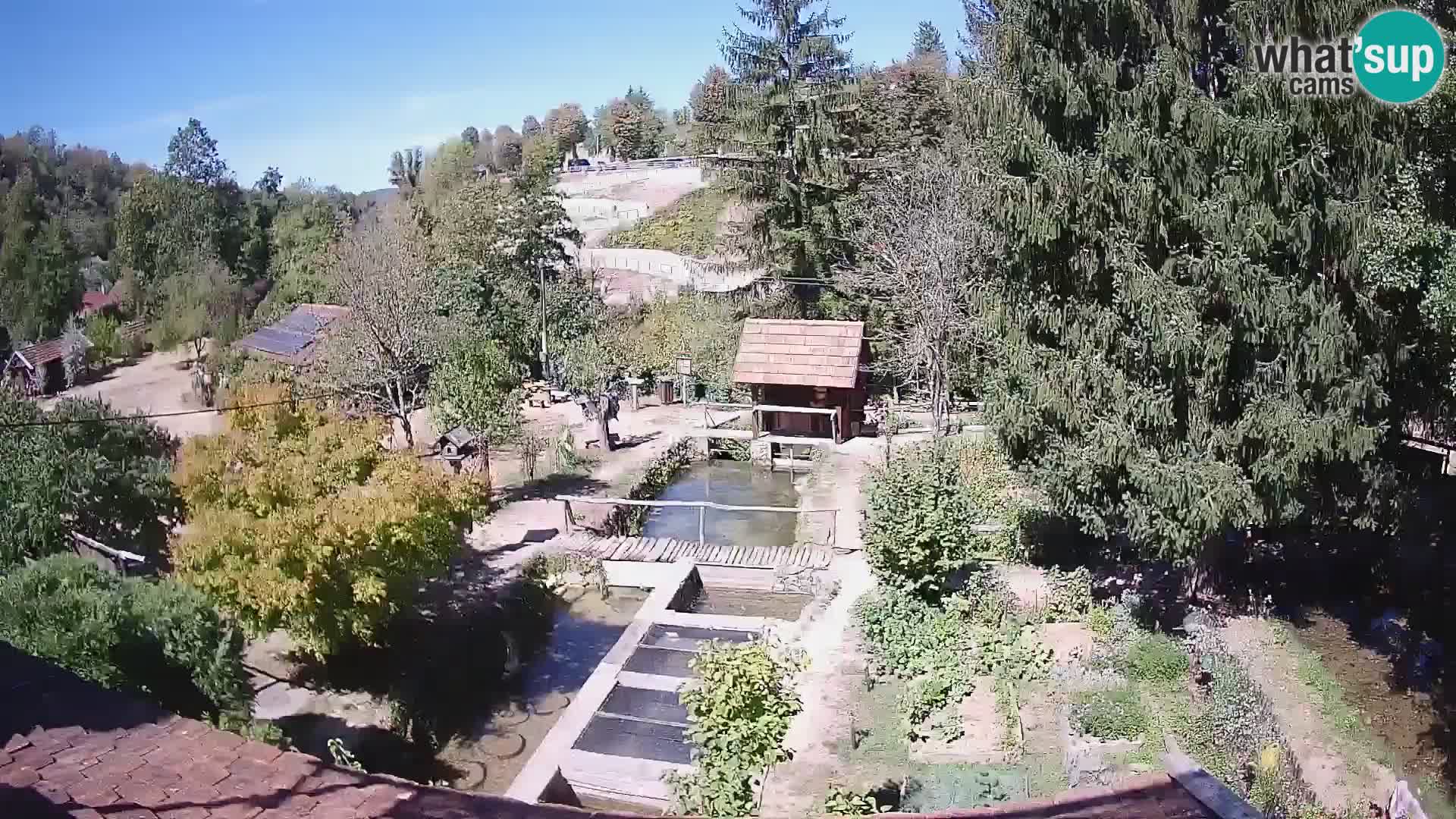 Webcam en direct Rastoke – rivière Slunjčica – Croatie