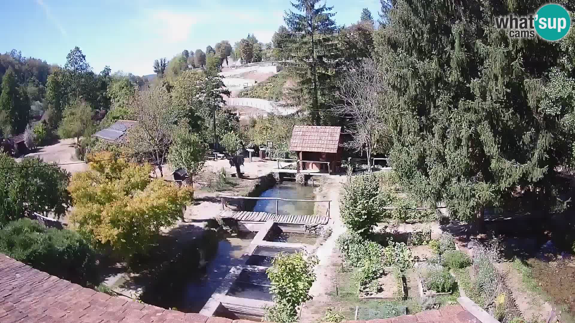 Webcam en direct Rastoke – rivière Slunjčica – Croatie