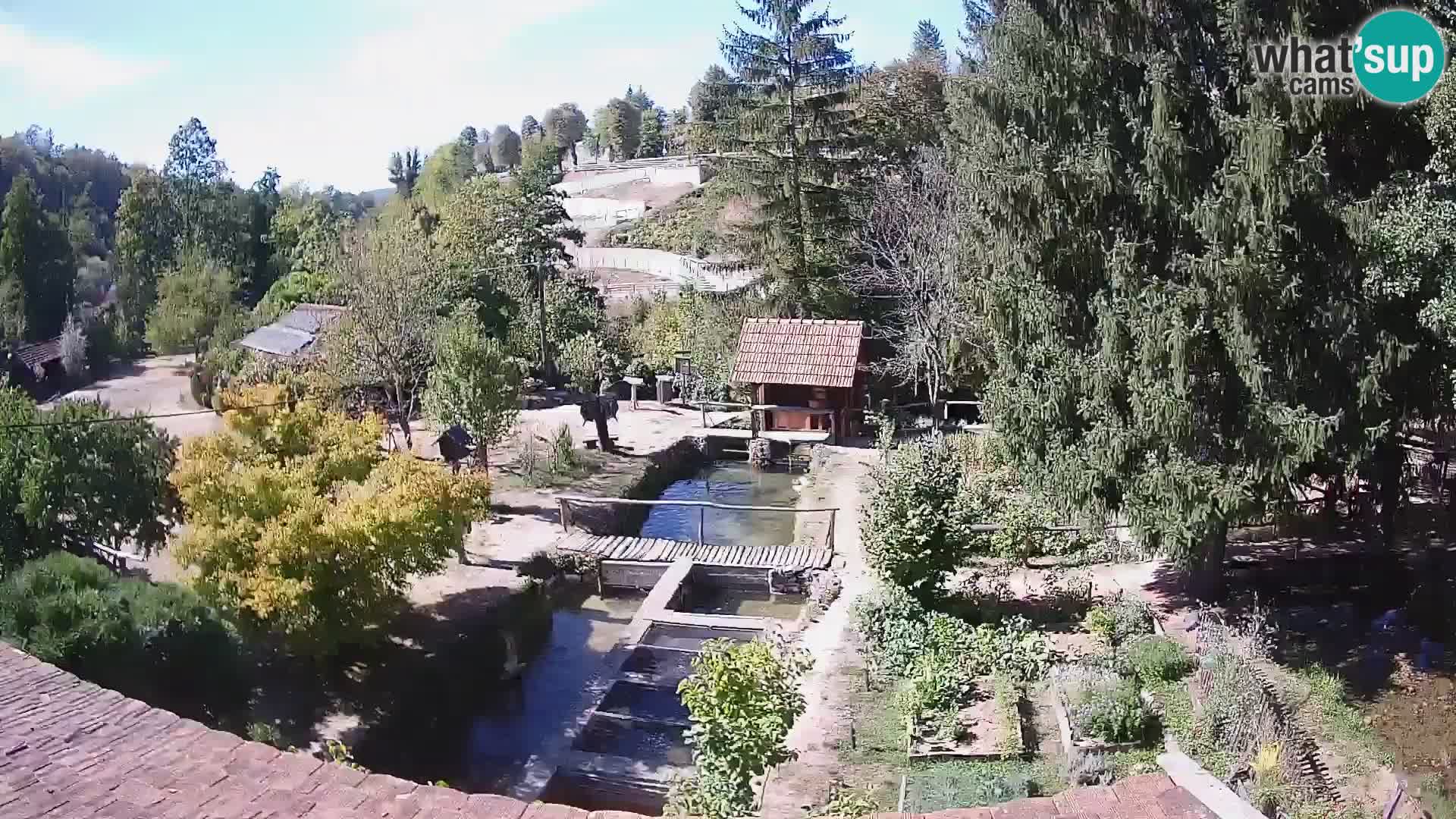 Live webcam Rastoke – fiume Slunjčica – Croazia