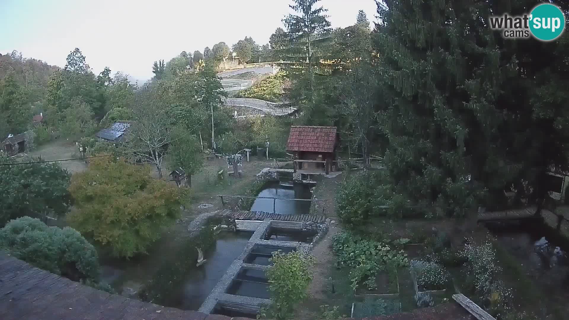 Live webcam Rastoke – fiume Slunjčica – Croazia