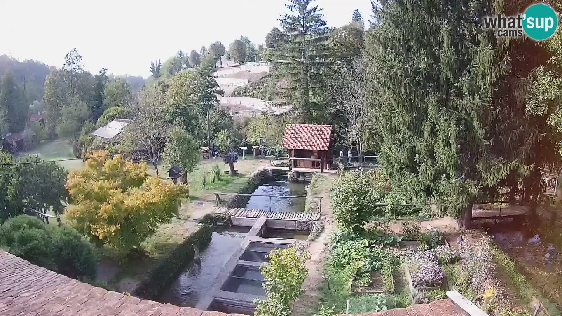 Live webcam Rastoke – river Slunjčica – Croatia