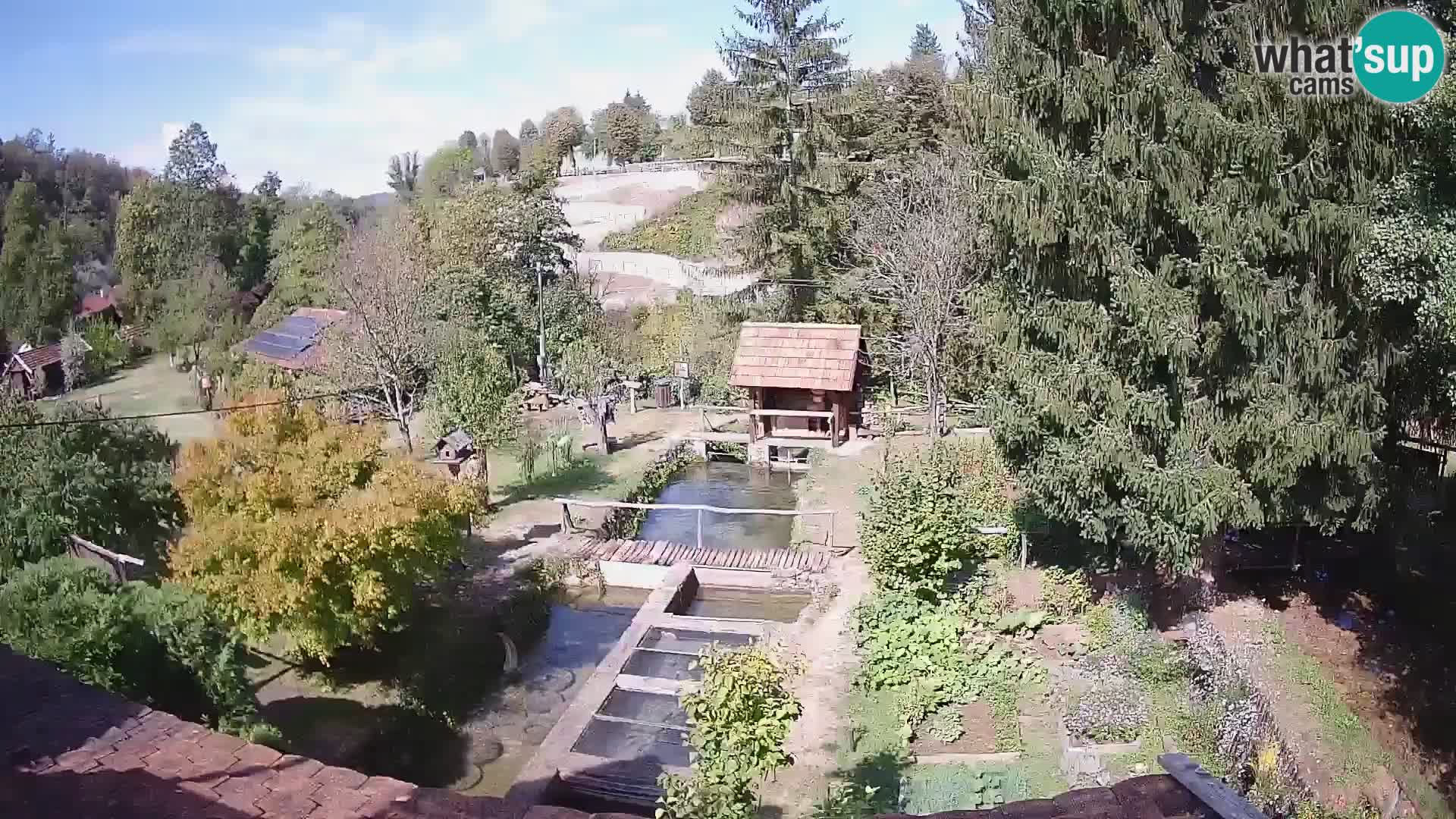 Cámara web en vivo Rastoke – río Slunjčica – Croacia