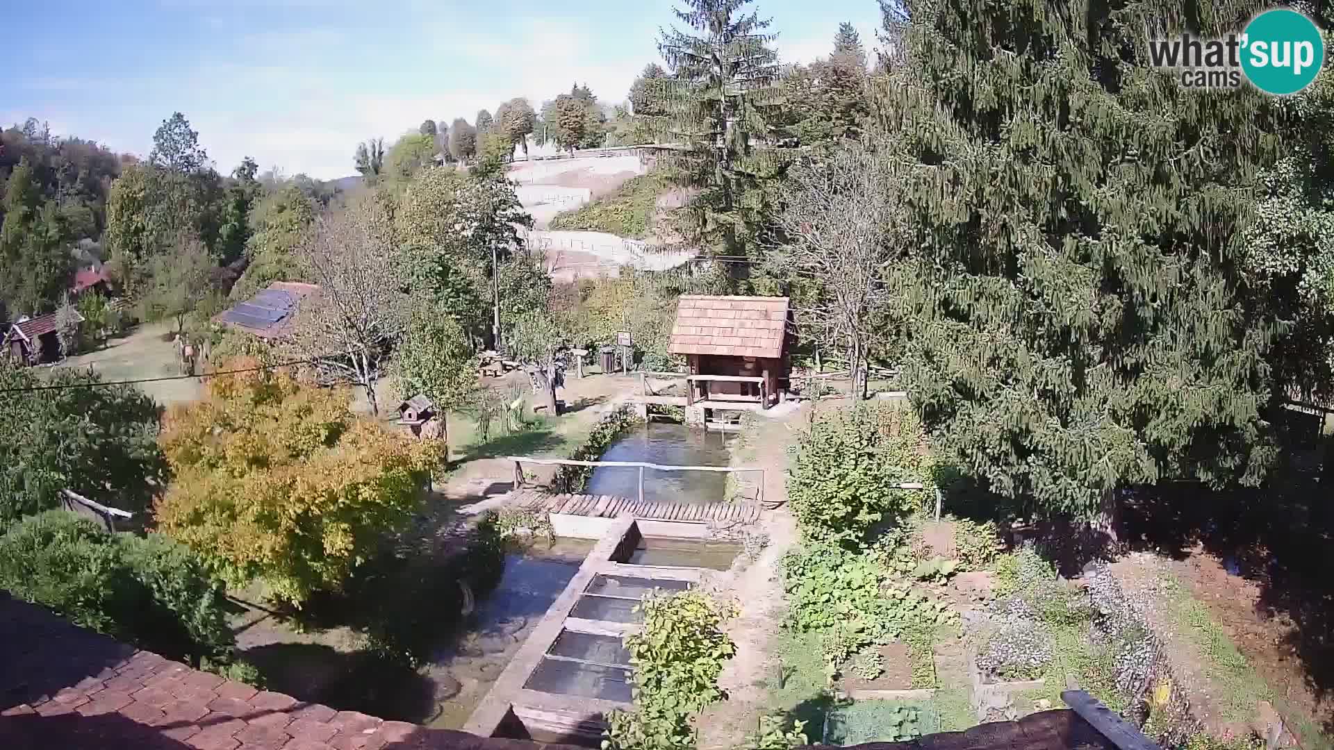Webcam en direct Rastoke – rivière Slunjčica – Croatie