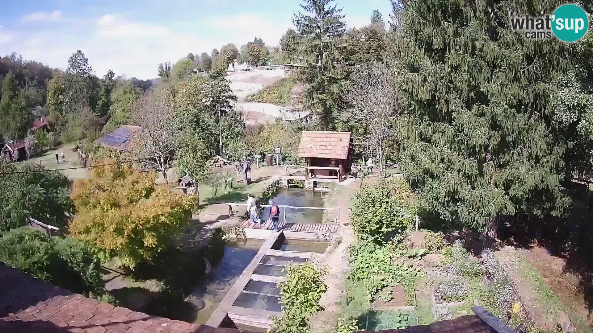 Live-Webcam Rastoke – Fluss Slunjčica – Kroatien