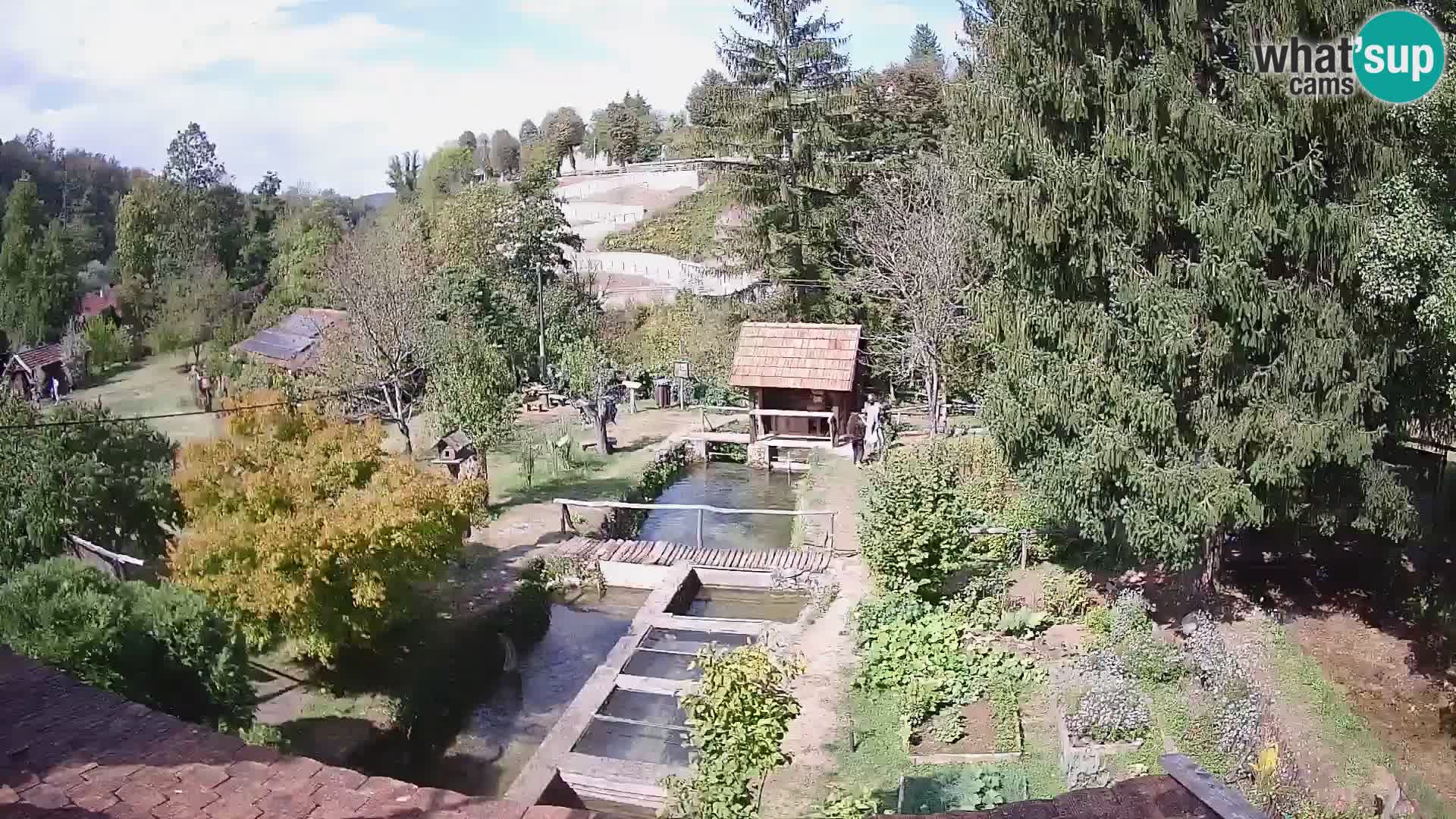 Webcam en direct Rastoke – rivière Slunjčica – Croatie