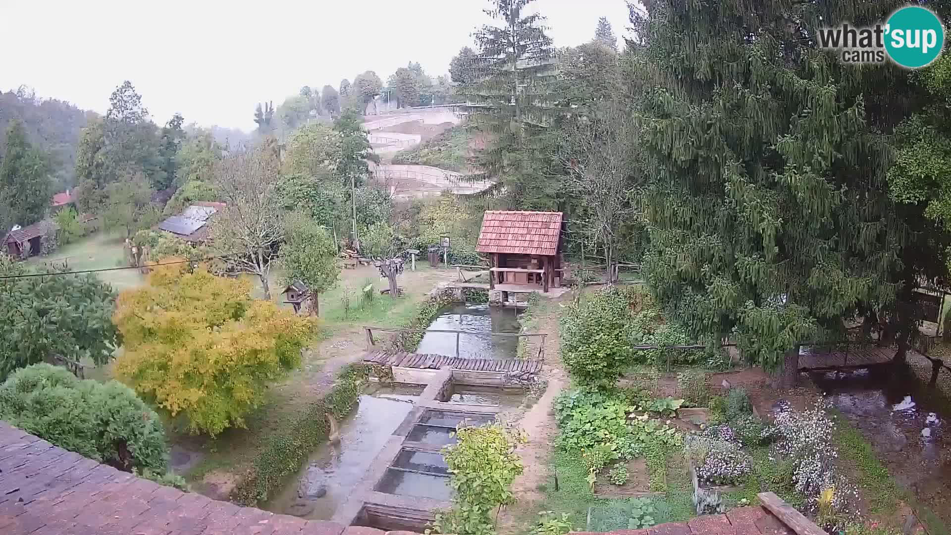 Live webcam Rastoke – river Slunjčica – Croatia