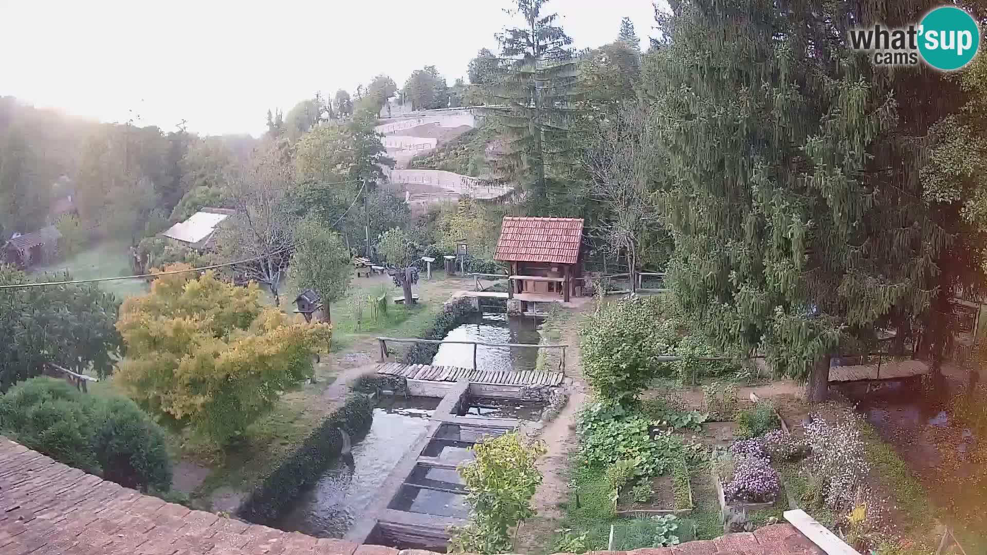 Live webcam Rastoke – river Slunjčica – Croatia