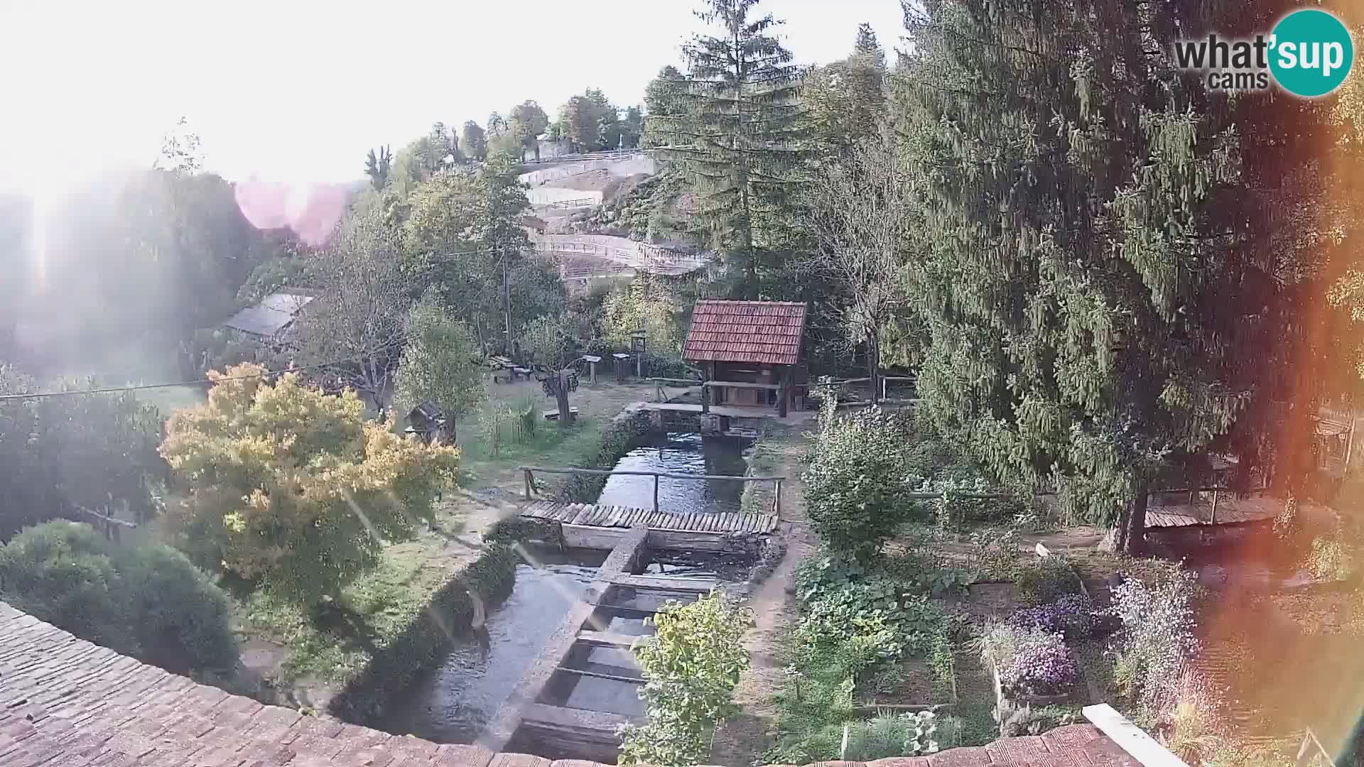 Live webcam Rastoke – river Slunjčica – Croatia