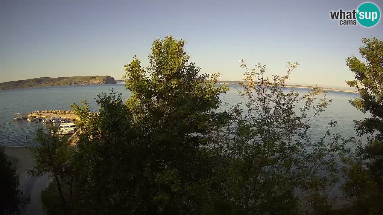 Kamp Odmoree spletna kamera Ražanac – Dalmacija