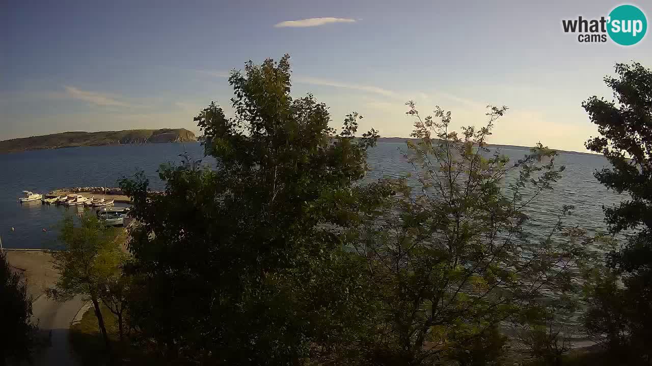 Camping Odmoree camera en vivo Ražanac – Dalmacia