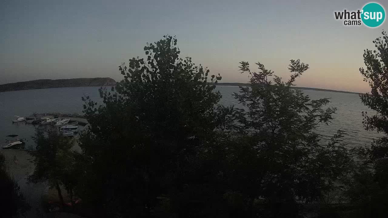 Camping Odmoree live cam Ražanac – Dalmatie