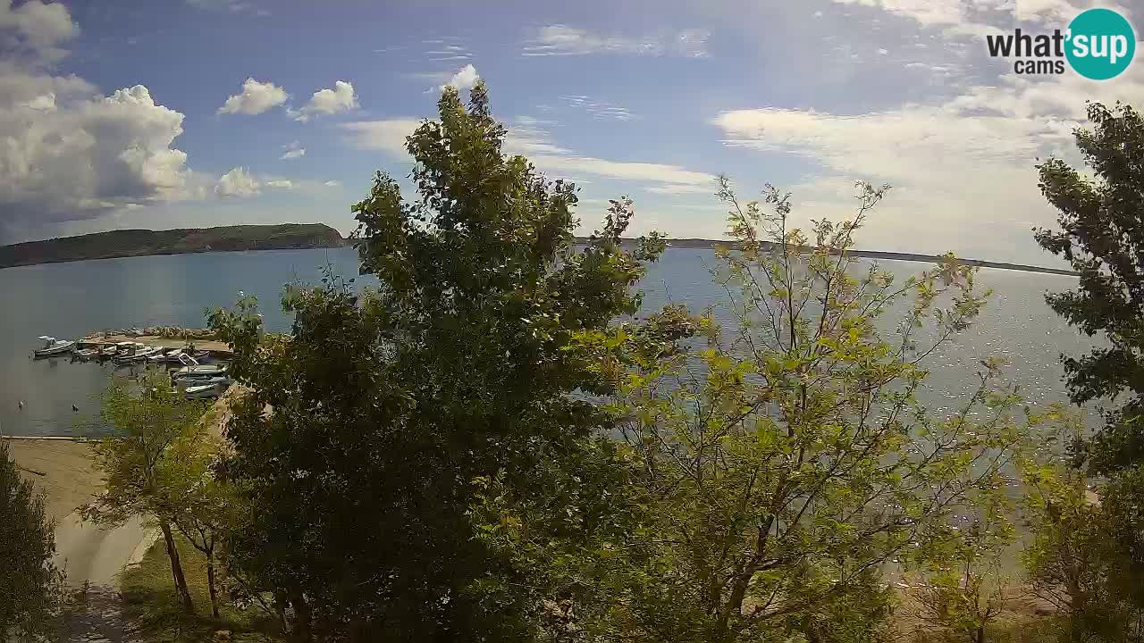 Camping Odmoree live cam Ražanac – Dalmatie