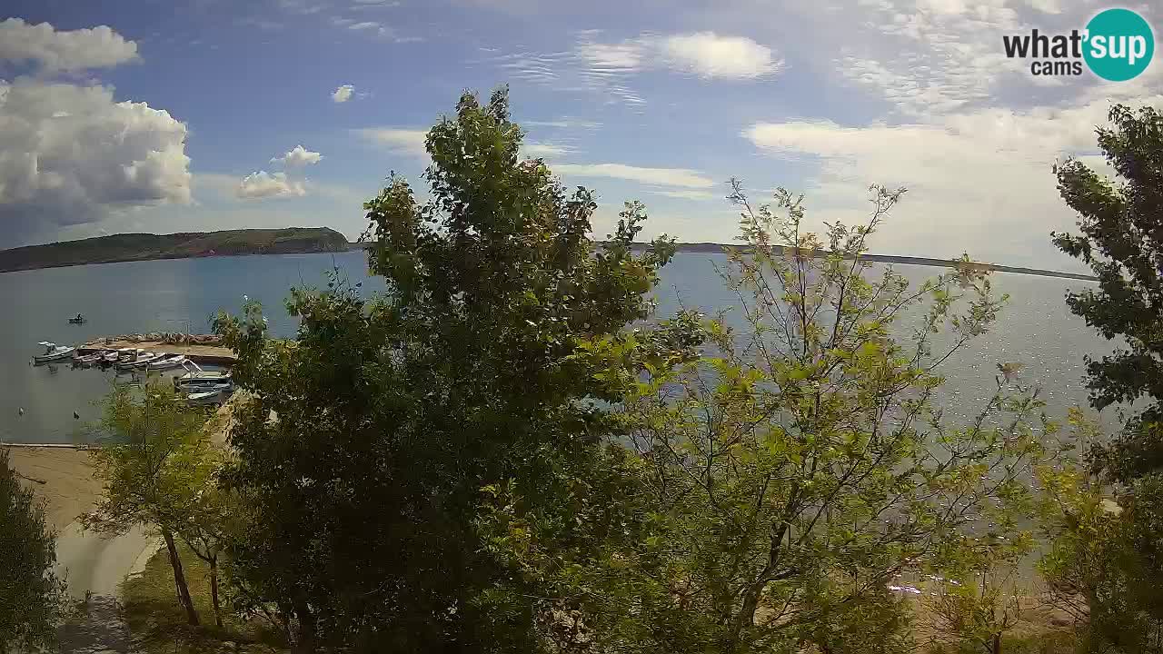 Camping Odmoree live webcam Ražanac – Dalmatien