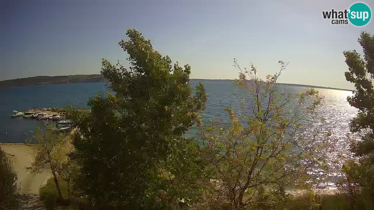Camping Odmoree live webcam Ražanac – Dalmatien