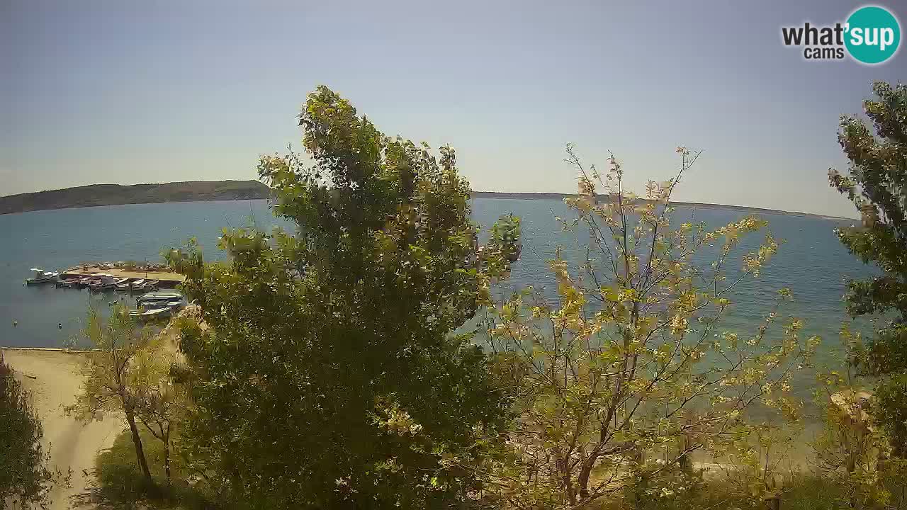 Camping Odmoree live webcam Ražanac – Dalmatien