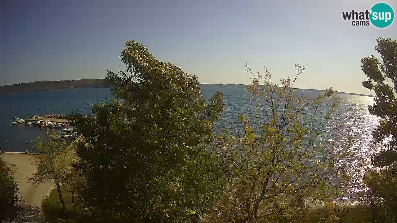 Camping Odmoree live webcam Ražanac – Dalmatien