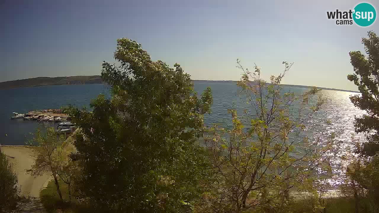 Camping Odmoree live cam Ražanac – Dalmatie