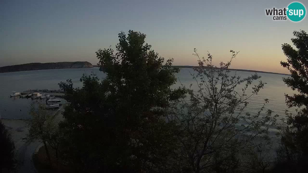 Camping Odmoree camera en vivo Ražanac – Dalmacia