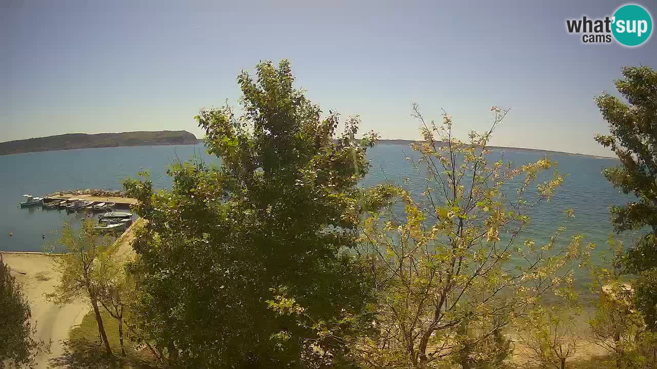 Camping Odmoree live cam Ražanac – Dalmatie