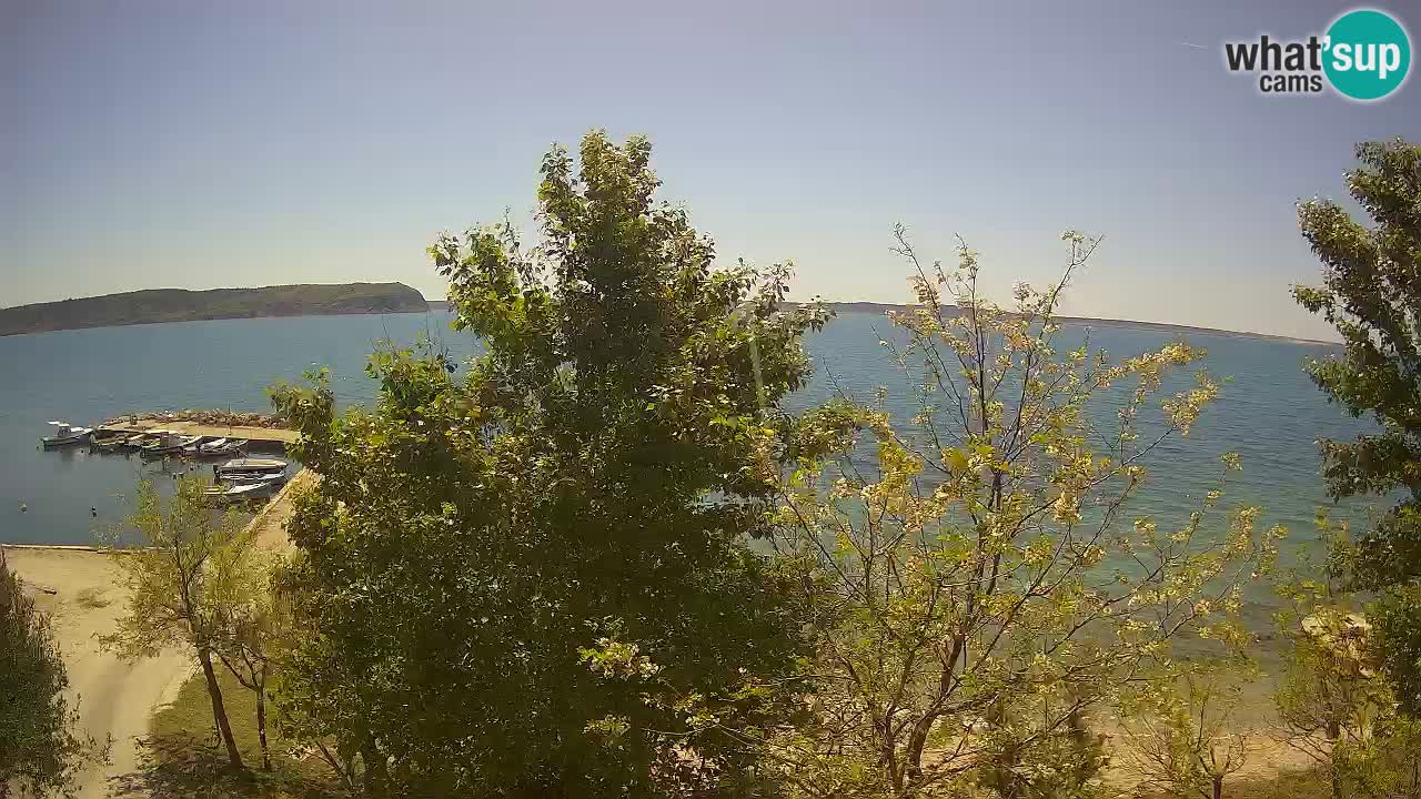 Camping Odmoree live cam Ražanac – Dalmatie
