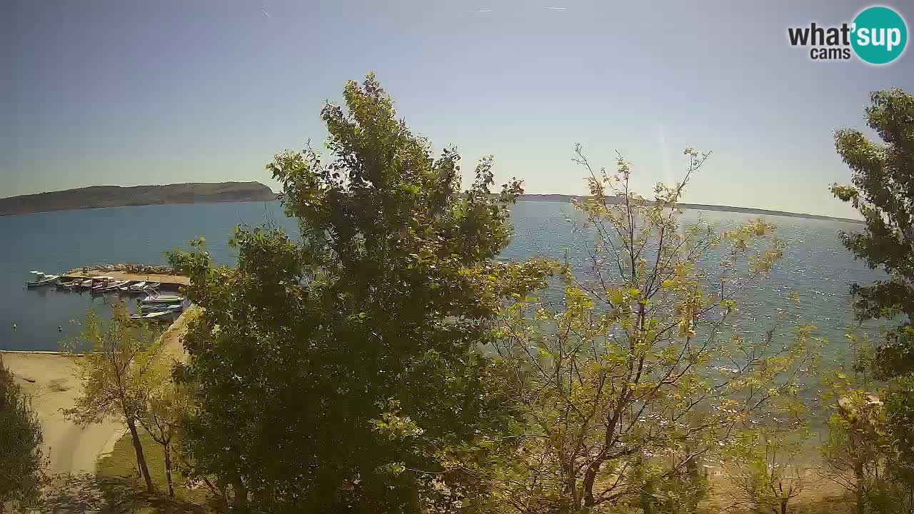 Camping Odmoree live webcam Ražanac – Dalmatien