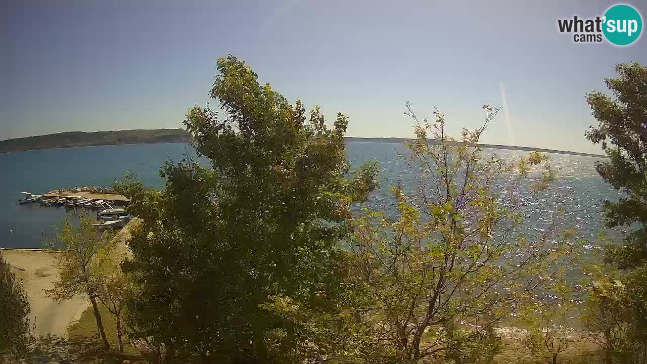 Camping Odmoree live cam Ražanac – Dalmatie