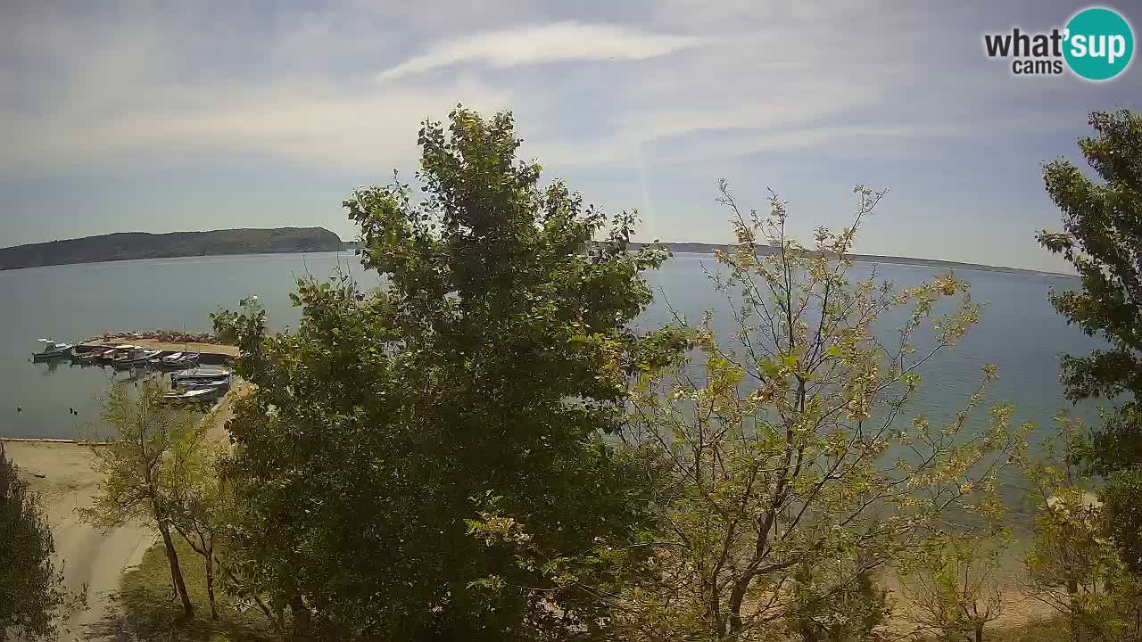 Camping Odmoree camera en vivo Ražanac – Dalmacia
