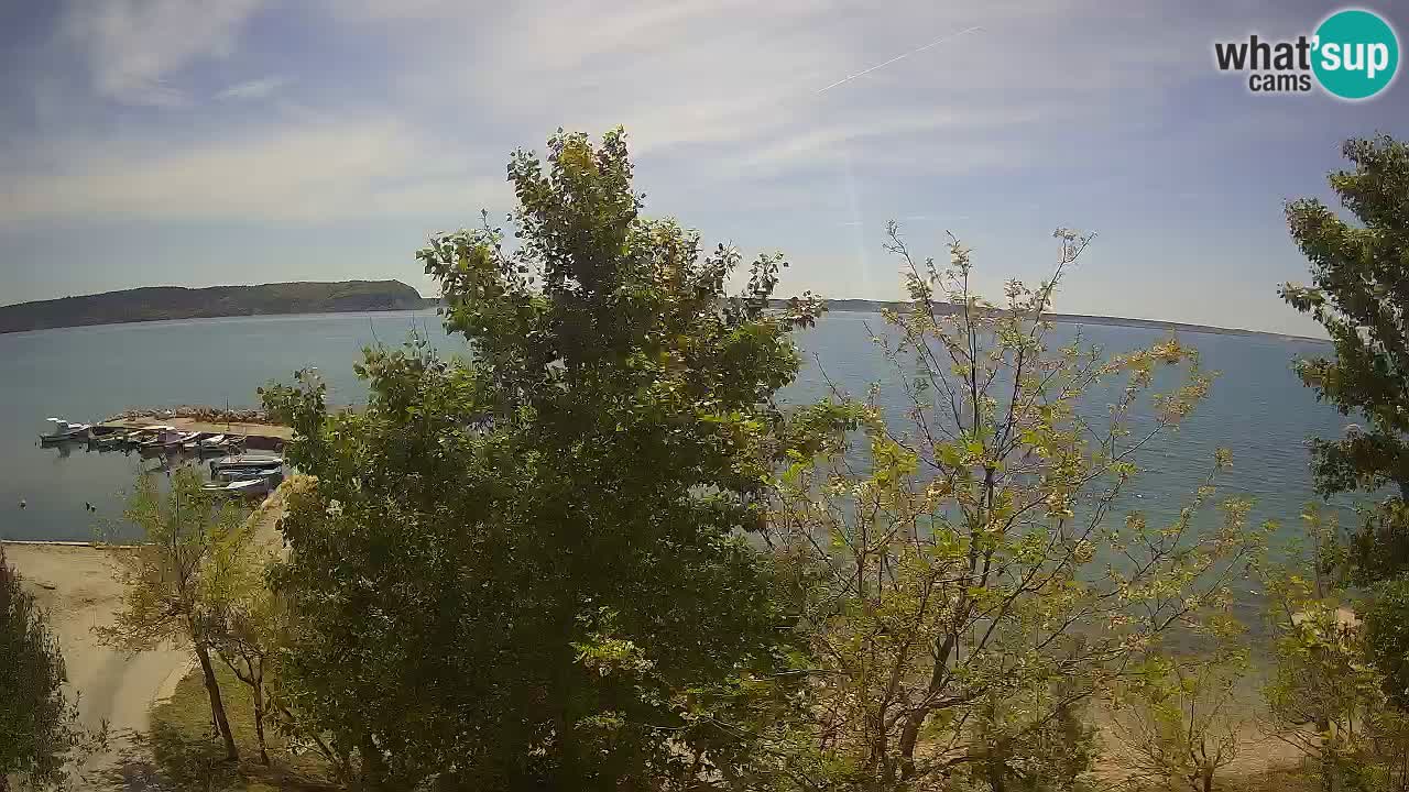 Camping Odmoree live cam Ražanac – Dalmatie