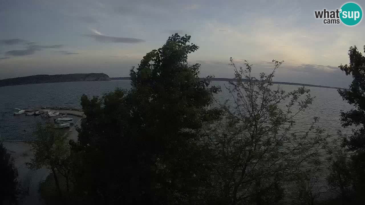 Camping Odmoree live webcam Ražanac – Dalmatien