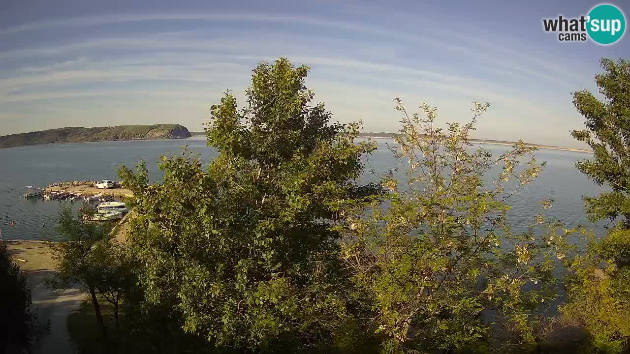 Camping Odmoree camera en vivo Ražanac – Dalmacia
