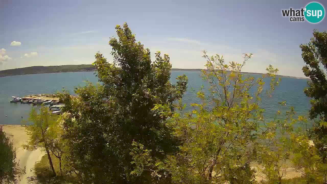 Camping Odmoree web kamera Ražanac – Dalmacija