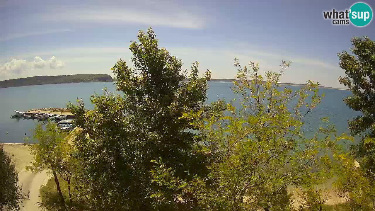Camping Odmoree camera en vivo Ražanac – Dalmacia