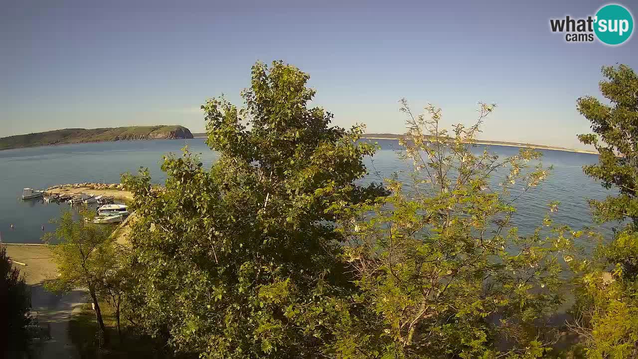 Camping Odmoree live webcam Ražanac – Dalmatien