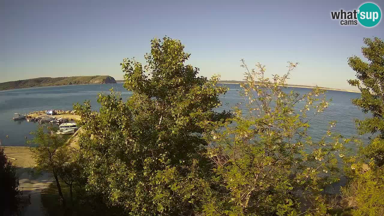 Camping Odmoree live cam Ražanac – Dalmatie