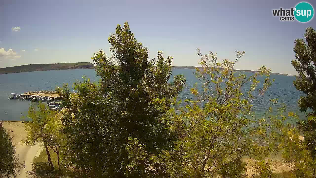 Camping Odmoree live webcam Ražanac – Dalmatien